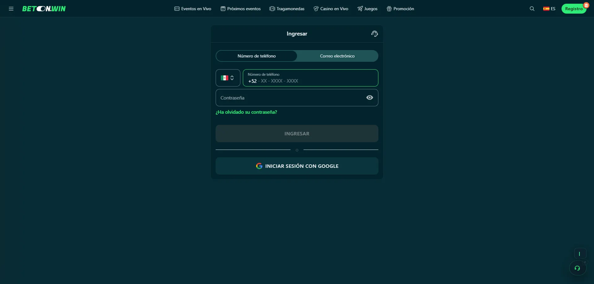 Solución a problemas con código promo BetonWin Casino no válido